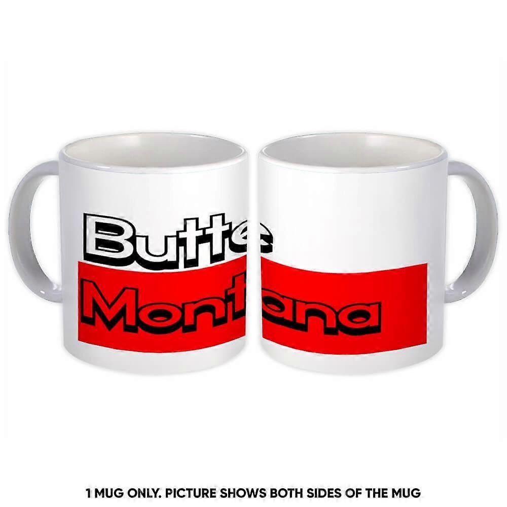 Gift Mug: Butte Montana Rectangle