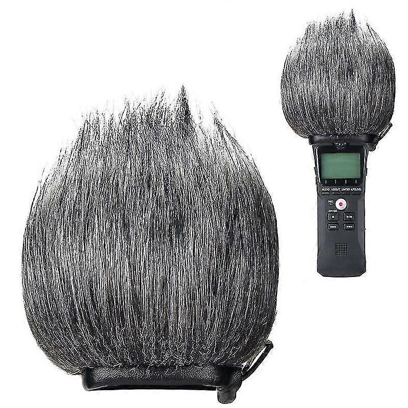 Mikrofon Vindruta Brusreducering Utomhus Avtagbar Vindtät för Zoom H1