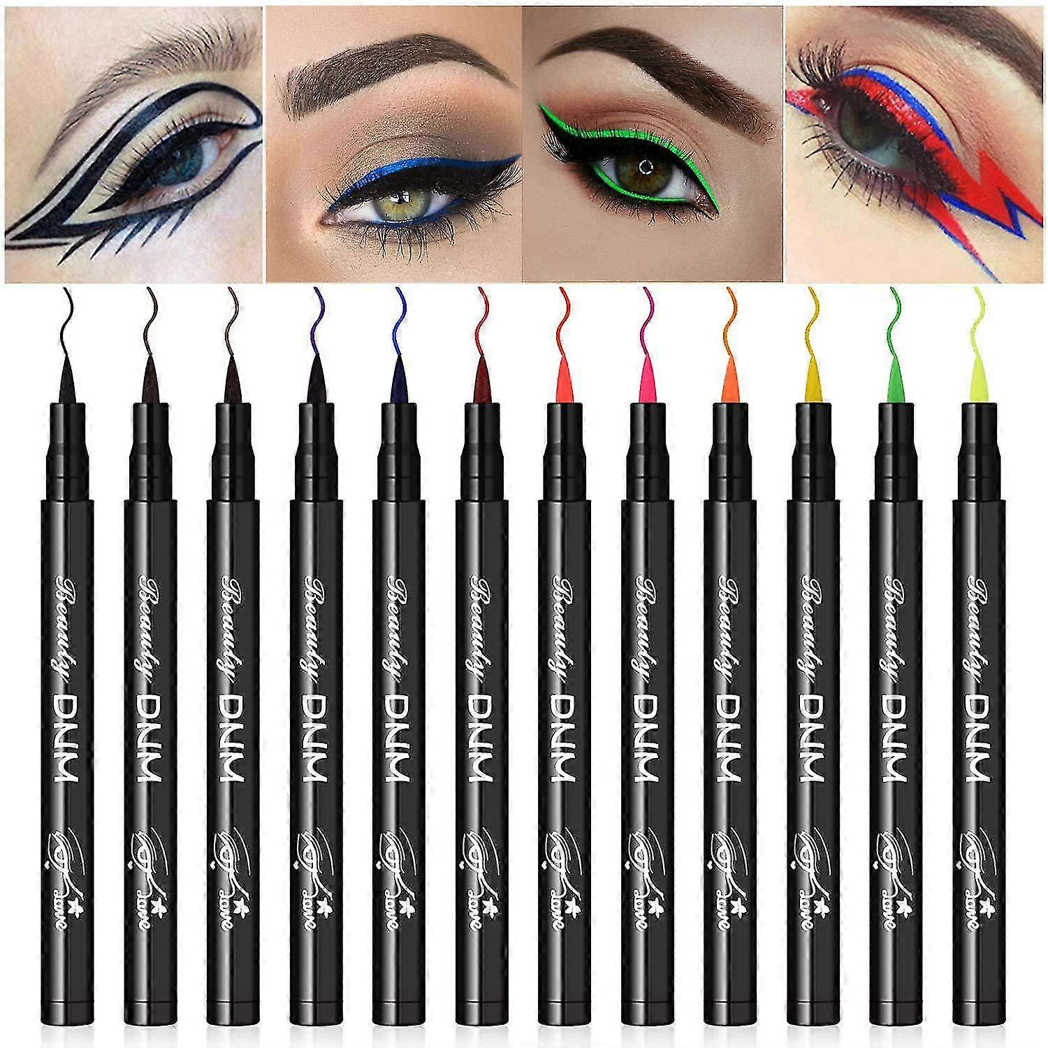 Kleur Eyeliner Set van 12pcs