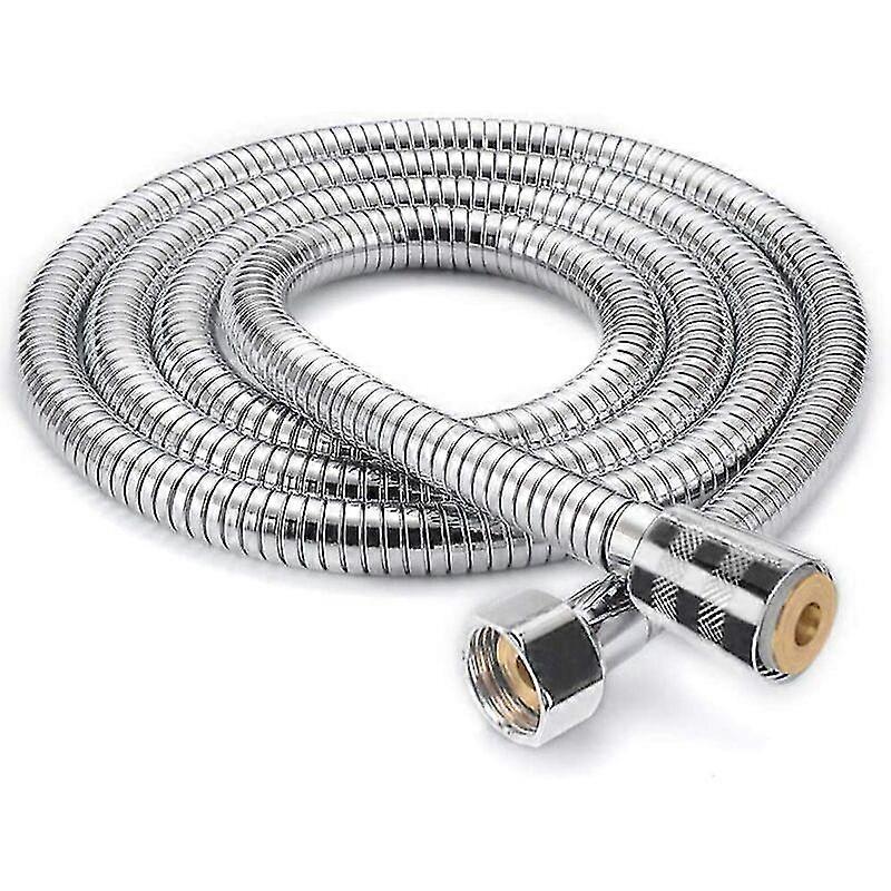 2m Shower Hose, Universal Expandable Shower Hose Shower Head Stainless Steel Hose Anti-explosion, Anti-twist And Anti-corrosion, Double Loop Encryptio