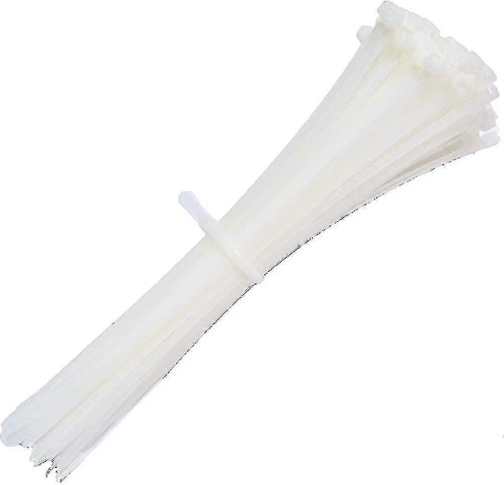 250 pcs nylon blanco de alto rendimiento cable de cable