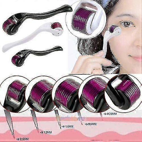 540 Titanium Microneedle Dermaroller Micro Needle Skin Roller 0.2-3mm