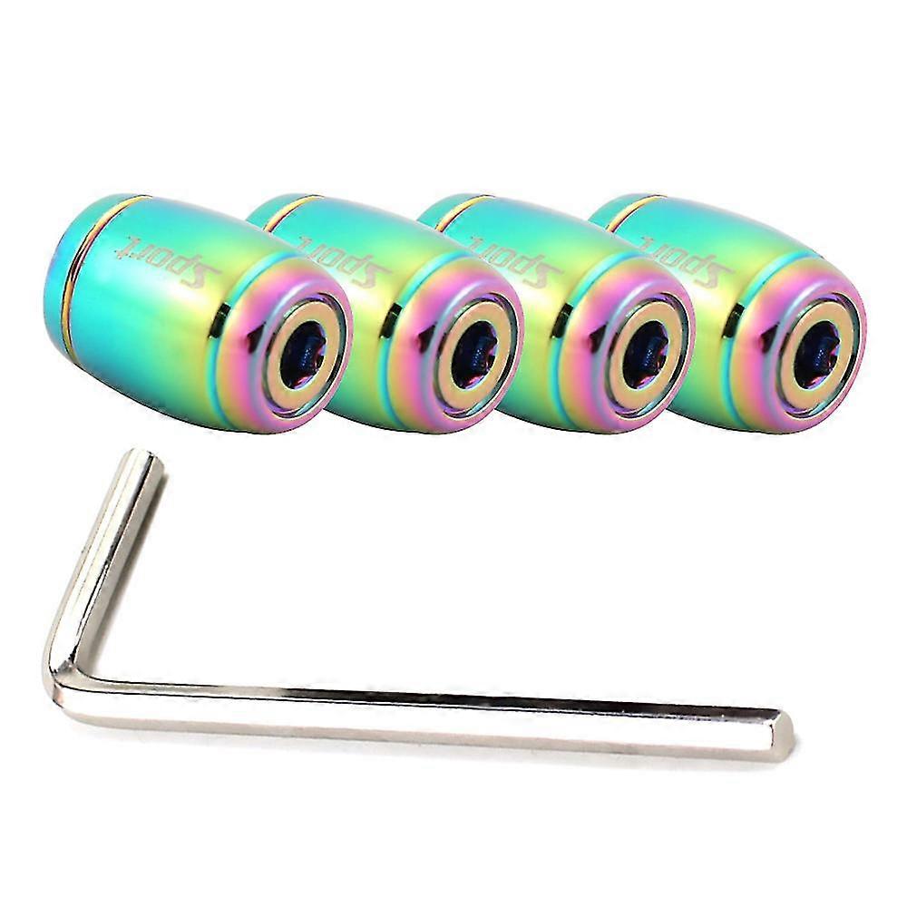 1 Takım Araba Styling Çinko Alaşım Hırsızlığa Karşı Spor Araba Lastiği Vana Kapakları Tekerlek Lastikleri Lastik Kök Hava Kapağı Hava Geçirmez Kapaklar