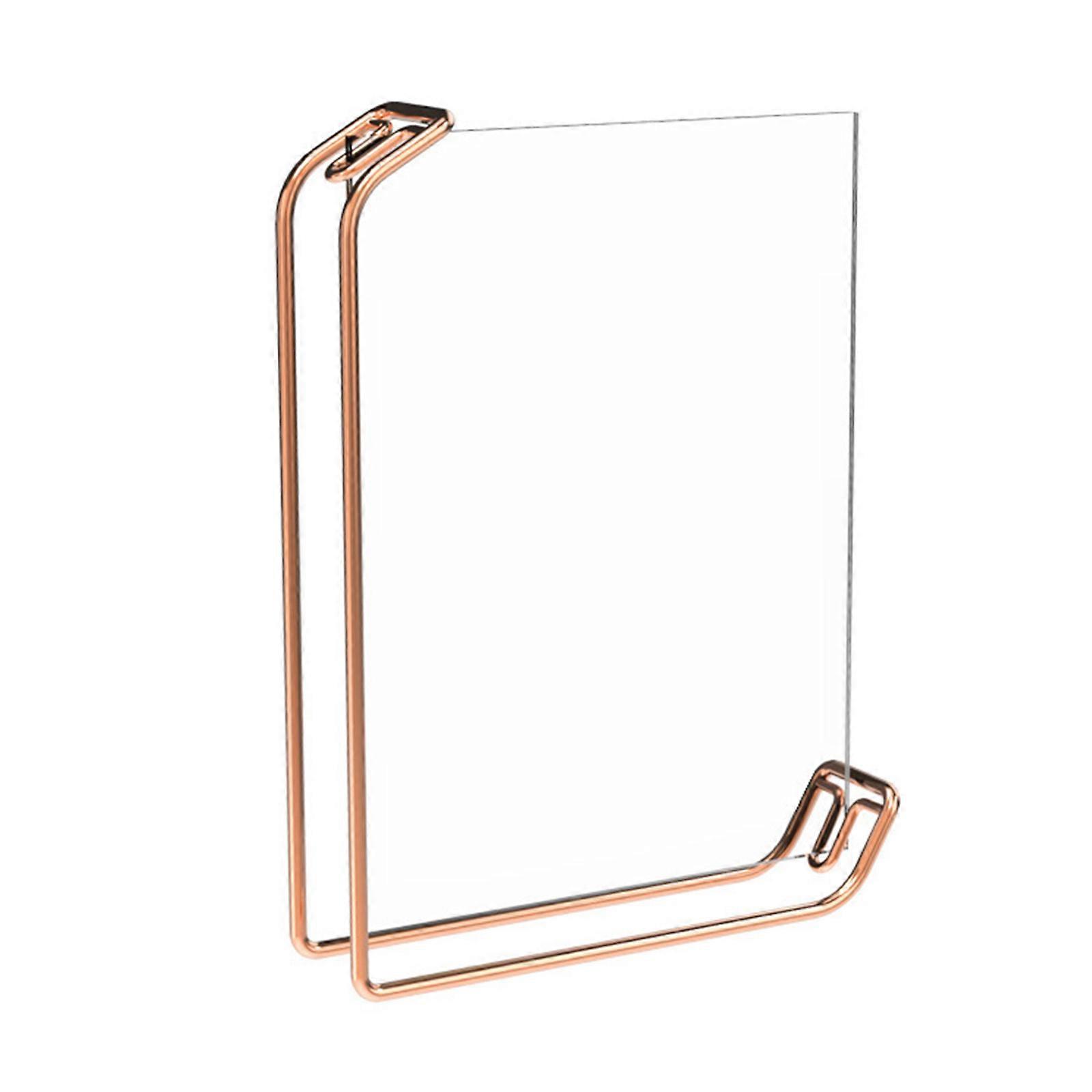 Picture Frame A4 6 Inch Acrylic Picture Display Stand Decorative PosterFrame