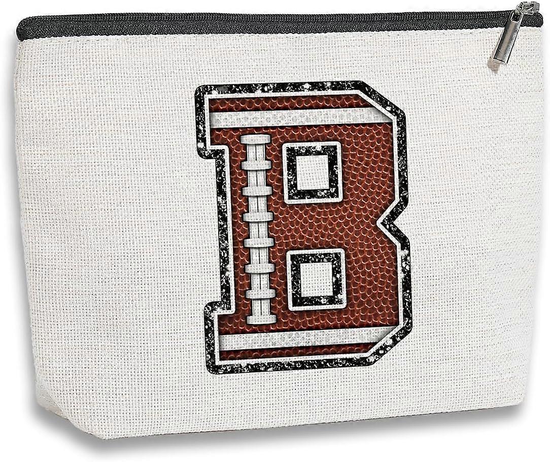 サッカーイニシャルパーソナライズギフト化粧バッグモノグラム化粧品バッグ女性のためのサッカーギフトコーチサッカー愛好家選手サッカーチームギフト