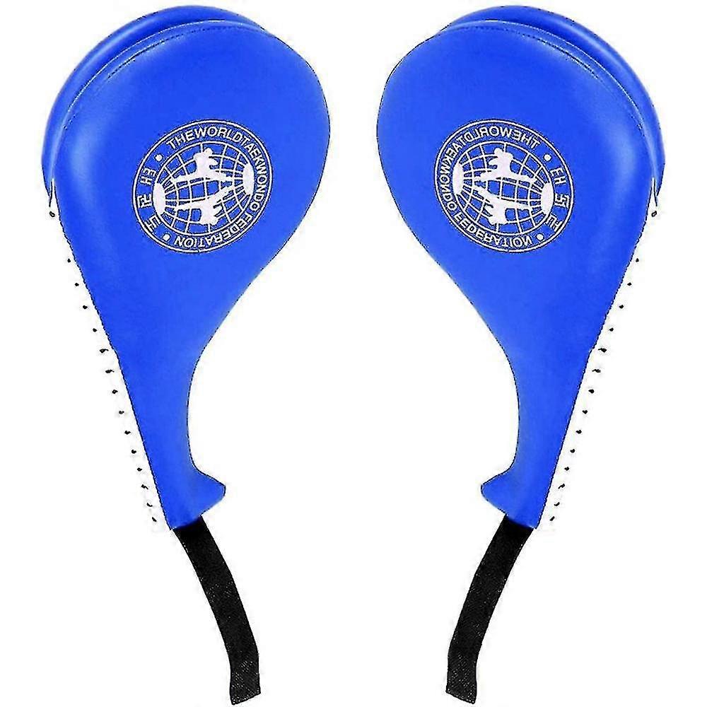 1 pair durable taekwondo kick pads( )