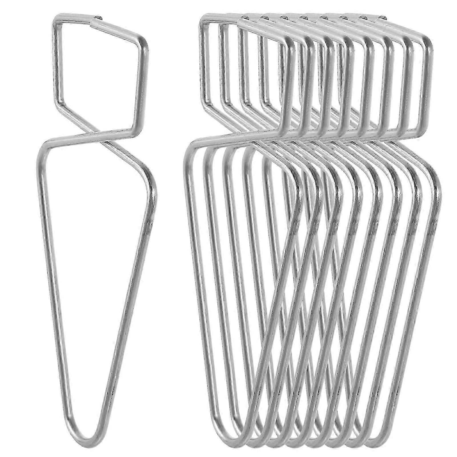 100Pcs Ceiling Hook Clips T-bar Squeeze Hangers Drop Suspended Ceiling Hooks