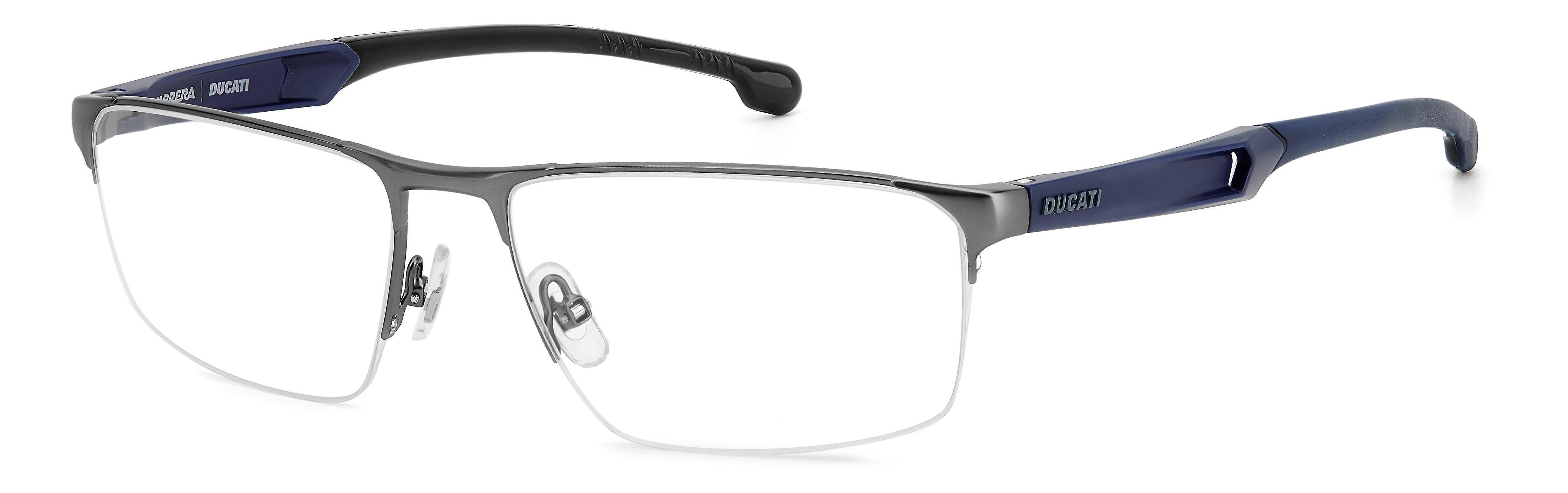 Eyewear Frames CARRERA DUCATI CARDUC 025 V6D MATTE DARK RUTHENIUM BLUE 57/17/140 MAN