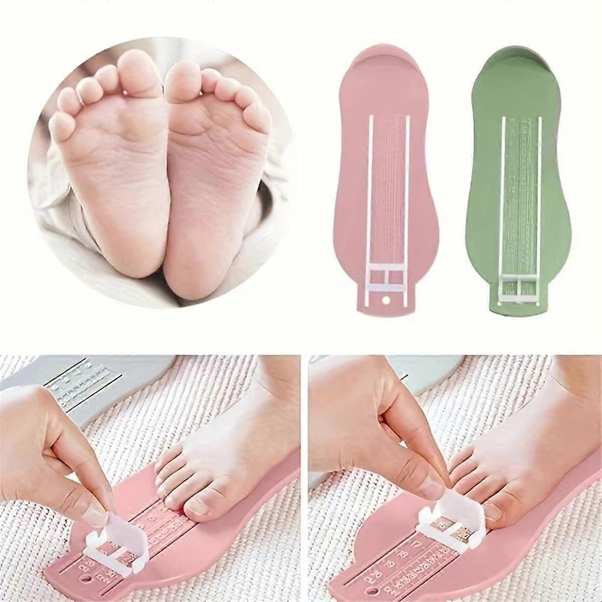 & Child Foot Measuring Device,Accurate Shoe Fitting Gauge for Infants & Kids,Essential Foot Sizing Ruler Tool A