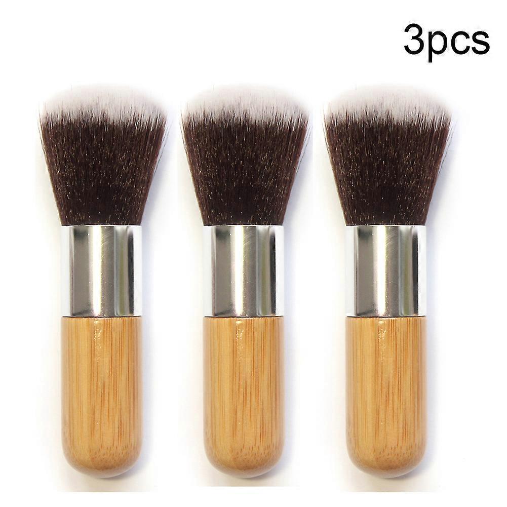 Car Detailing Brush Set - 3pcs Soft Flat Brushes for Interior and Wheels