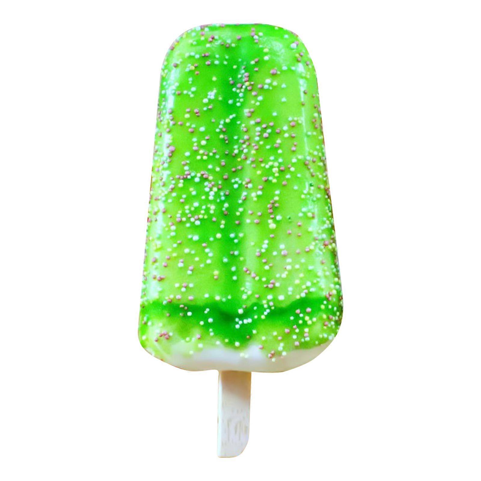 Artificial Popsicle Ice Cream Realistic Simulation Party Photo Props Role-Play Toy Play House Toy Imitation Popsicle Mod Green