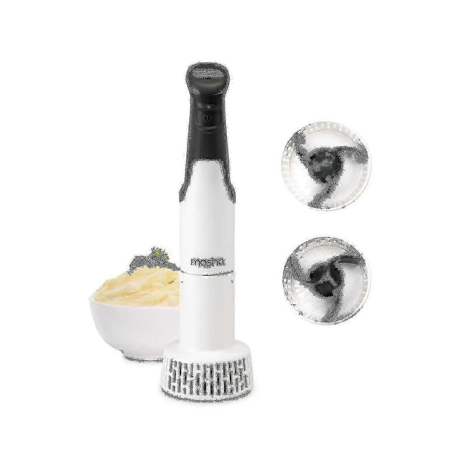 Frullatore elettrico di patate frullatore a mano 3 in 1 multi utensile miscele puree Frusci Miscelatore ad immersione Perfettamente miscela e purea alimenti per l'infanzia Verdure & Pota