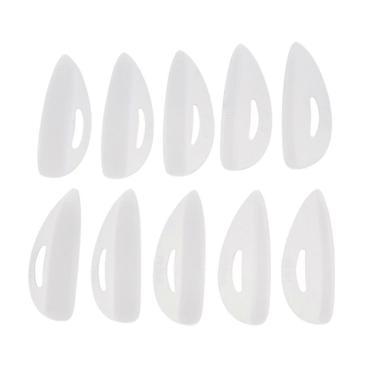 10 Pairs Silicone Eyelash Perm Curler Shield Pads False Eyelash Patches Makeup Tool