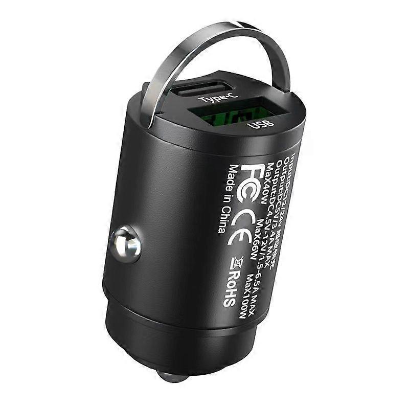 100WUSBCarPhoneChargerTypeCQC3.0CarInteriorFastChargingAccessories