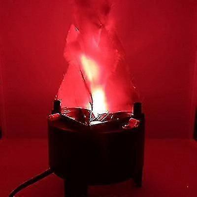 Simulated 3d Fire Flame Lighting Hanging Brazier Lamp Home Party Night Light For Halloween Christmas Bar
