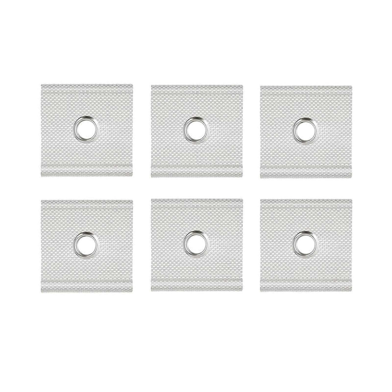 Easy Installation Awning Pipe Hooks Piping Eyelets Hooks for Caravans Motorhomes Sunshade Easy Slide Track Accessories White
