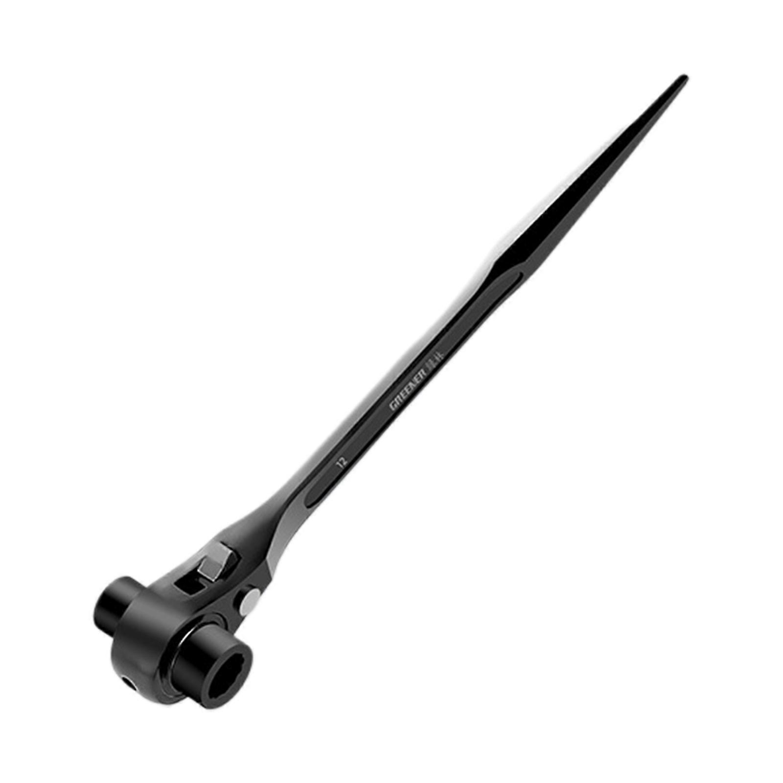 10-32mm Ratchet Wrench Pointed Socket Adjustable Socket Adapter Hand Tool Pointed Ratchet Wrench Dual-use Torx Wrench