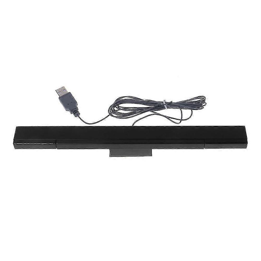 Usb Wired Sensor Bar Compatible with Wii Replacement Infrared Ir Ray Motion Sensor Signal Receiver C