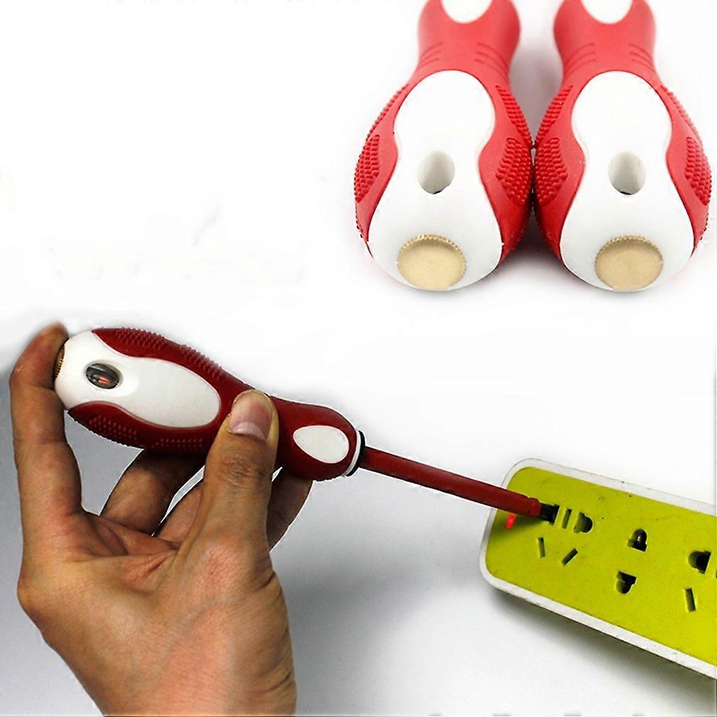 100-500V Dual-use Test Pencil Electronic Test Pencil Multi-function Electrician Screwdriver Electric Pen