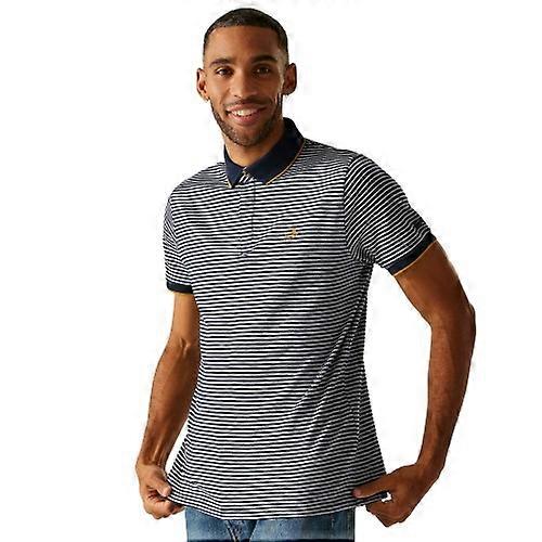 Regatta Miesten Tiver raidallinen poolopaita