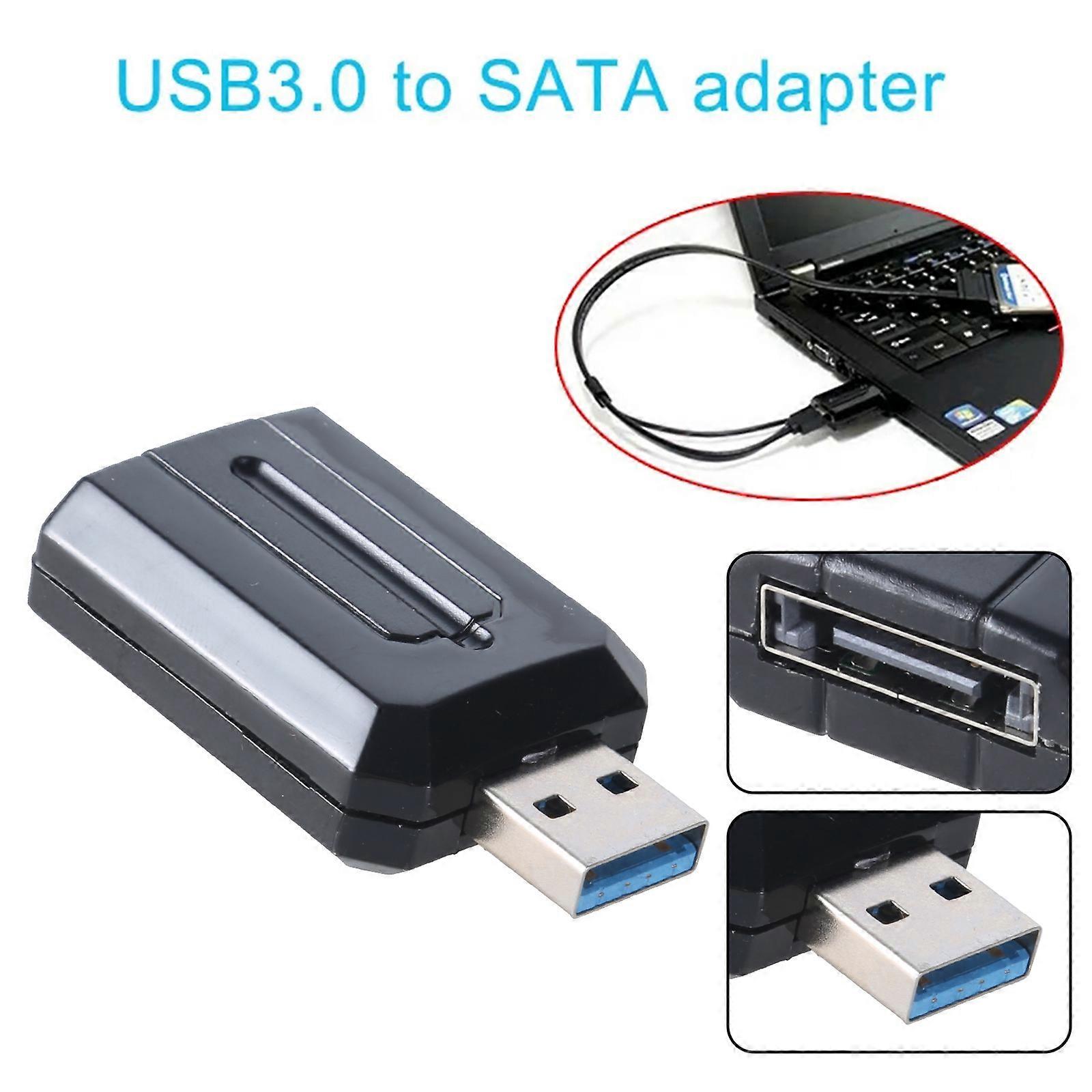 ABS Material USB 3.0 to SATA Adapter /USB 3.0 to eSATA Converter Connectors with JM539 Chipset Hot Swappable