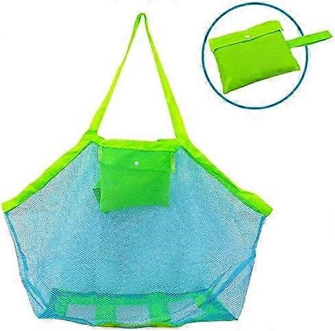 Extra-Large Mesh Beach Bag, Foldable Lightweight, High-Density Oxford