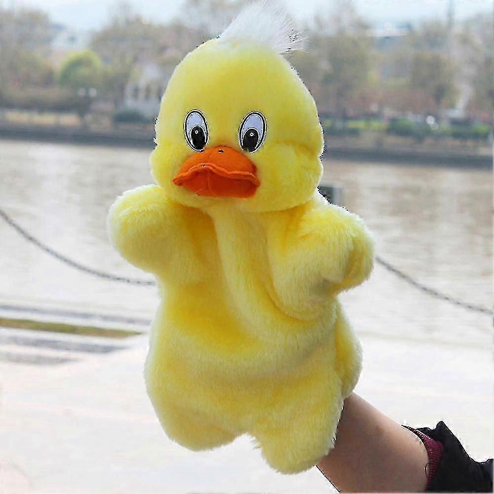 Cartoon Duck Hand Puppet Movable Mouth