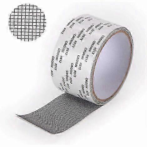 Mosquito Netting Repair Tape - Mosquito Netting Repair Adhesive for Subsidy Windows Mosquito Netting Repair Kit 5 x 2m (Grey)