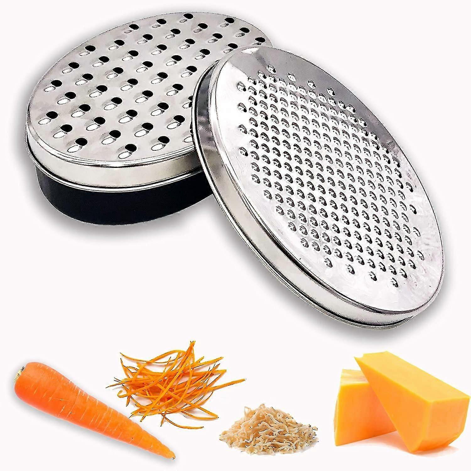 Cheese Grater, Non-slip Box Grater With Collection Container, Grate Cheese