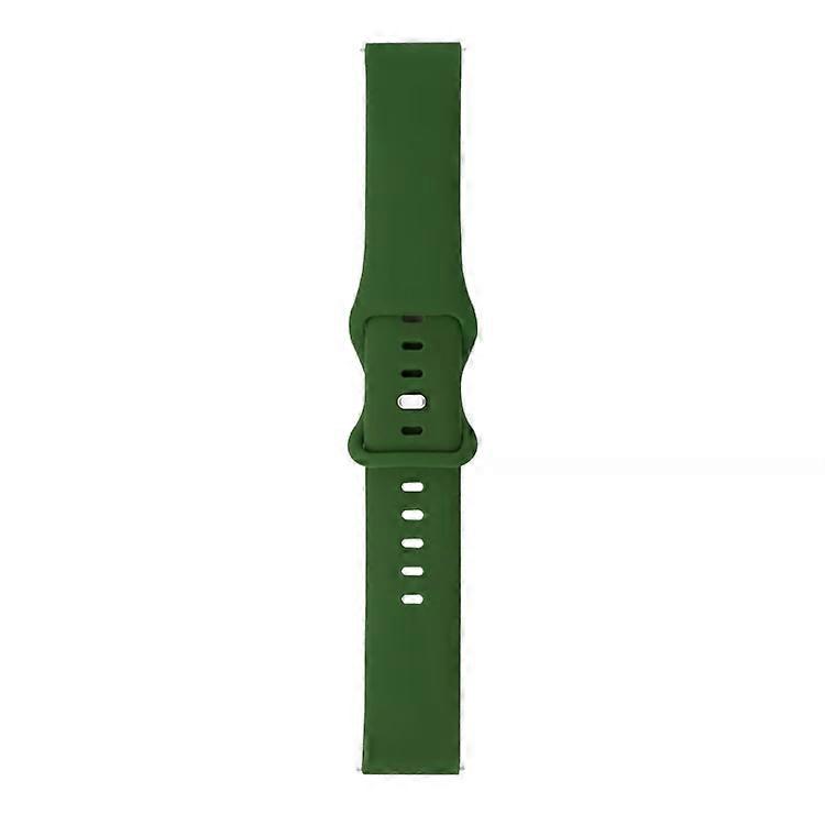 Amazfit GTR 2 硅胶表带-8-带扣设计,军绿色军绿色