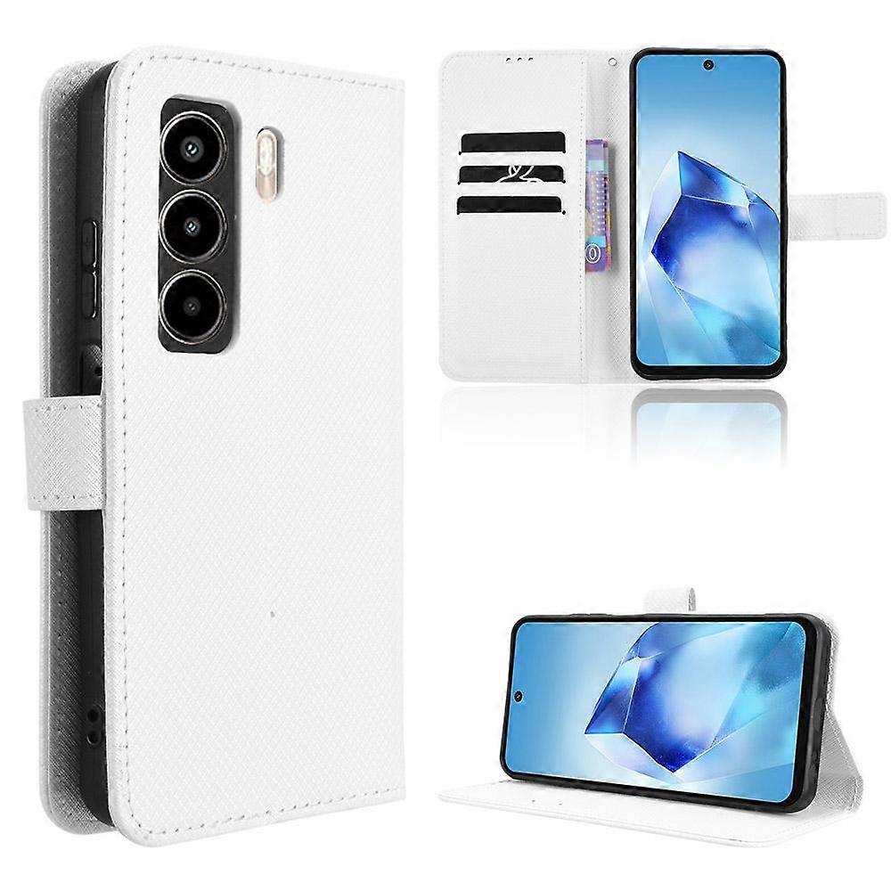 Handyhülle aus Leder mit Diamanttextur