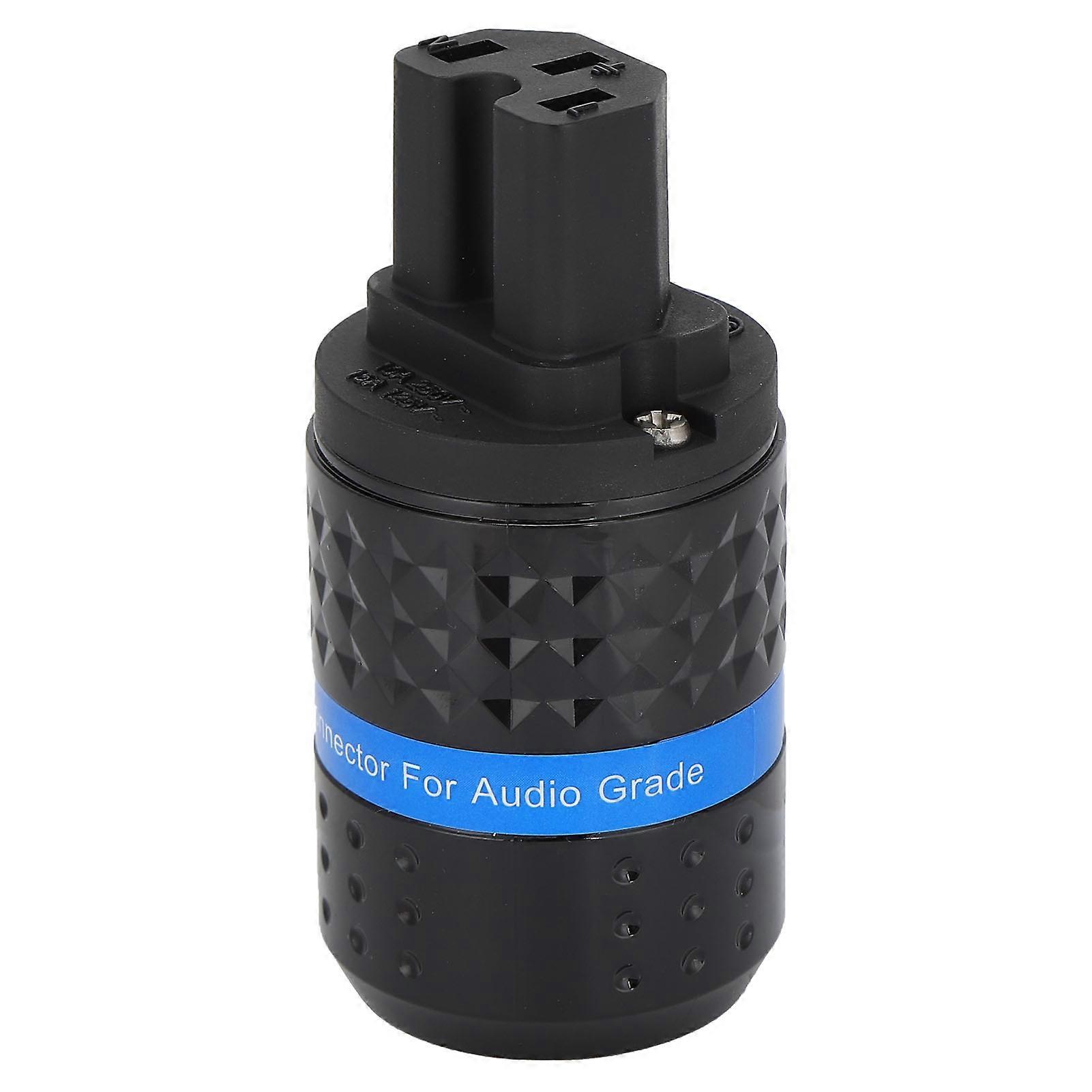 Monosaudio Pure Copper Power Plug Universal 24K Gold Plated AC Audio Power Plug 100‑250V