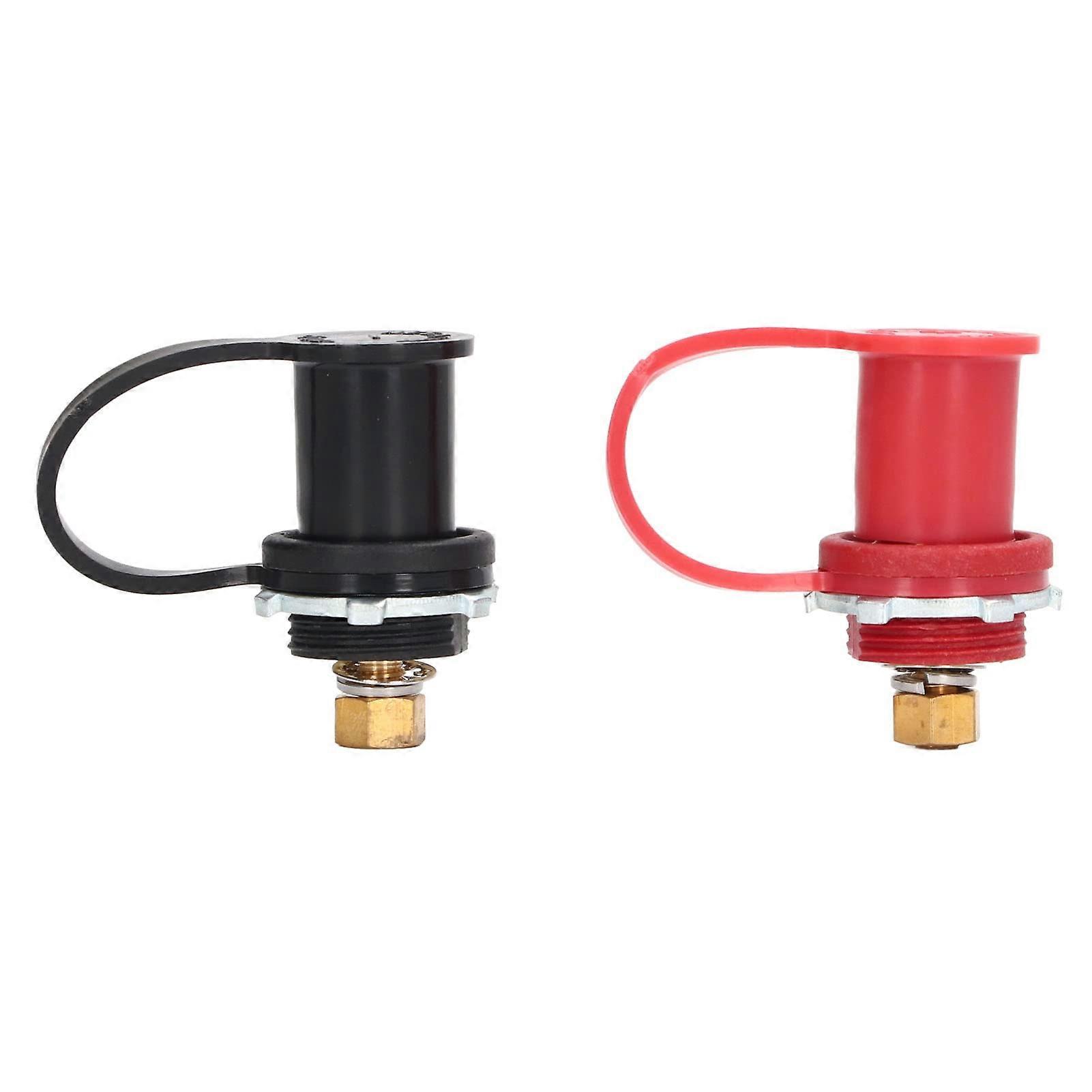 Battery Post Terminal 2 Pack, 20 Mm Stud Cap, Post Connector For Car Truck Boat