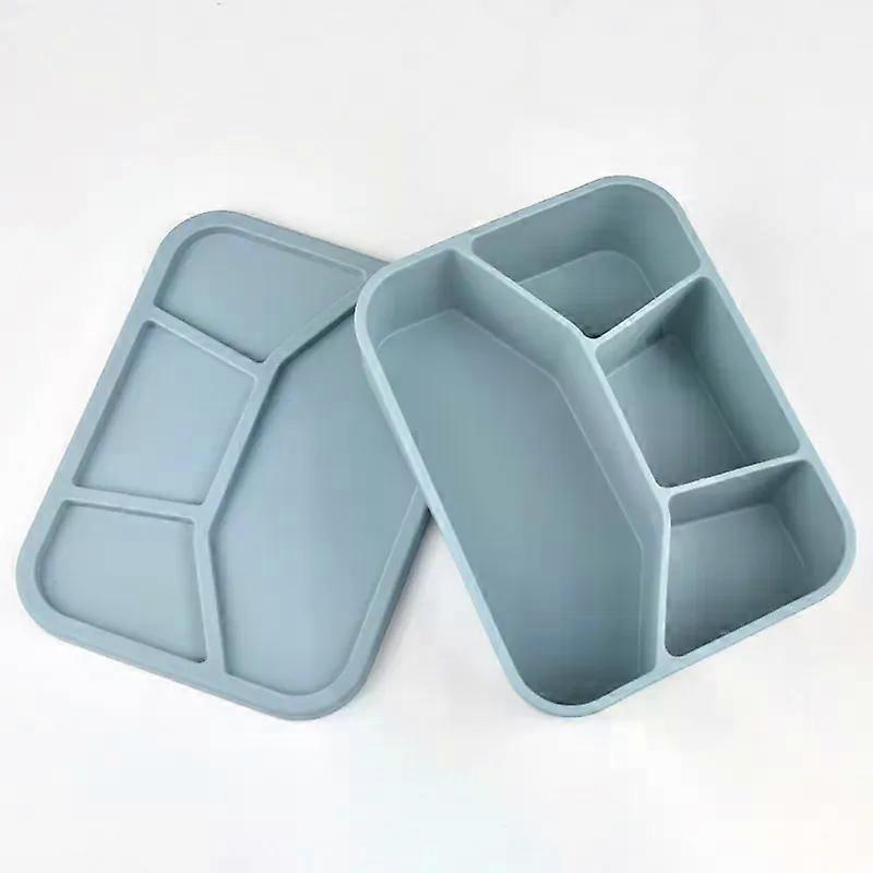 קופסת ארוחת צהריים סיליקון מזון כיתה פריך מיקרוגל חימום מיוחד קופסת ארוחת צהריים מקפיא ותנור בטוח חטיף ארוחת צהריים ומיכל מזון