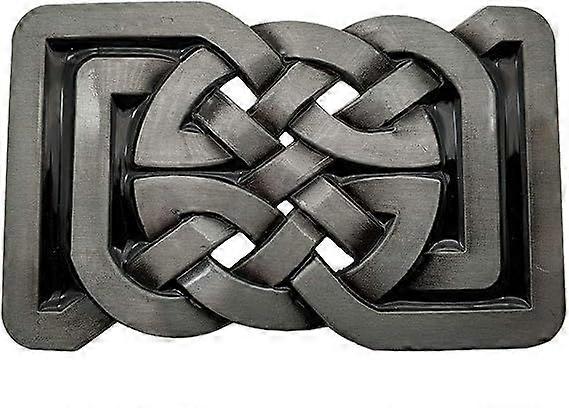 Rectange Celtic Knot Belt Buckle