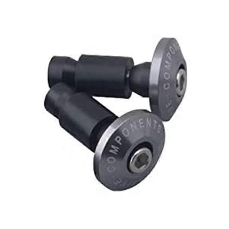 7/8 Inch Handle Bar End Weights Handlebar Grips Cap Anti Vibration Slider Plug For (silver)-haoyi