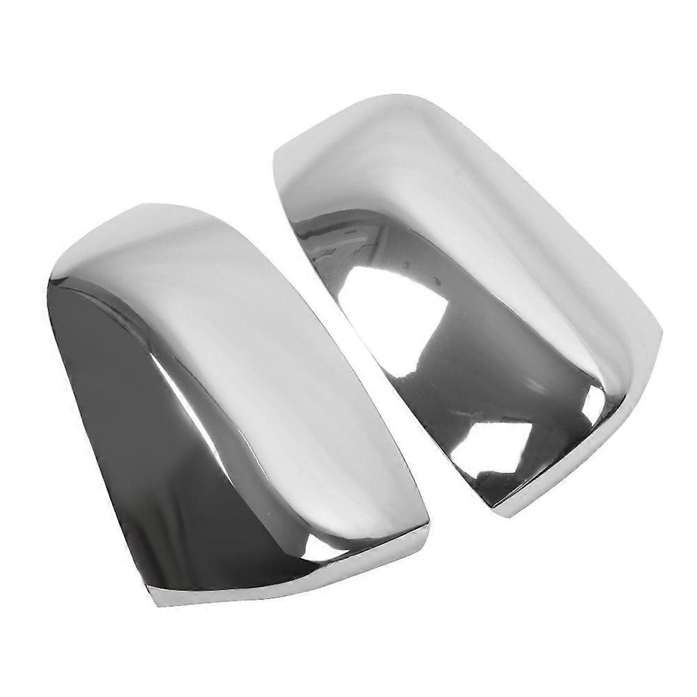 for / Everest 2012-2020 ABS Silver Chrome Rear View Mirror Housing Cover Cap -Side Door Mirror Cove