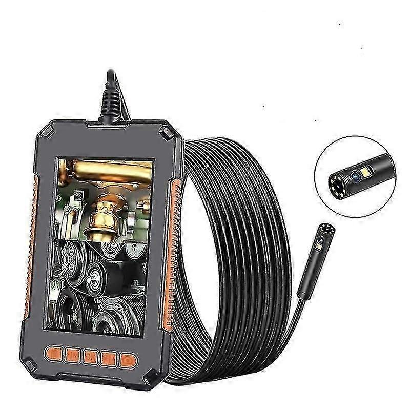 Dual-lens handheld industrial borescope