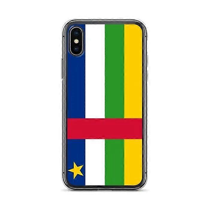 Phone Case – Flag of the Central African Republic – Compatible with iPhone XS – Soft Case – Durable and Shockproof – Pixelforma