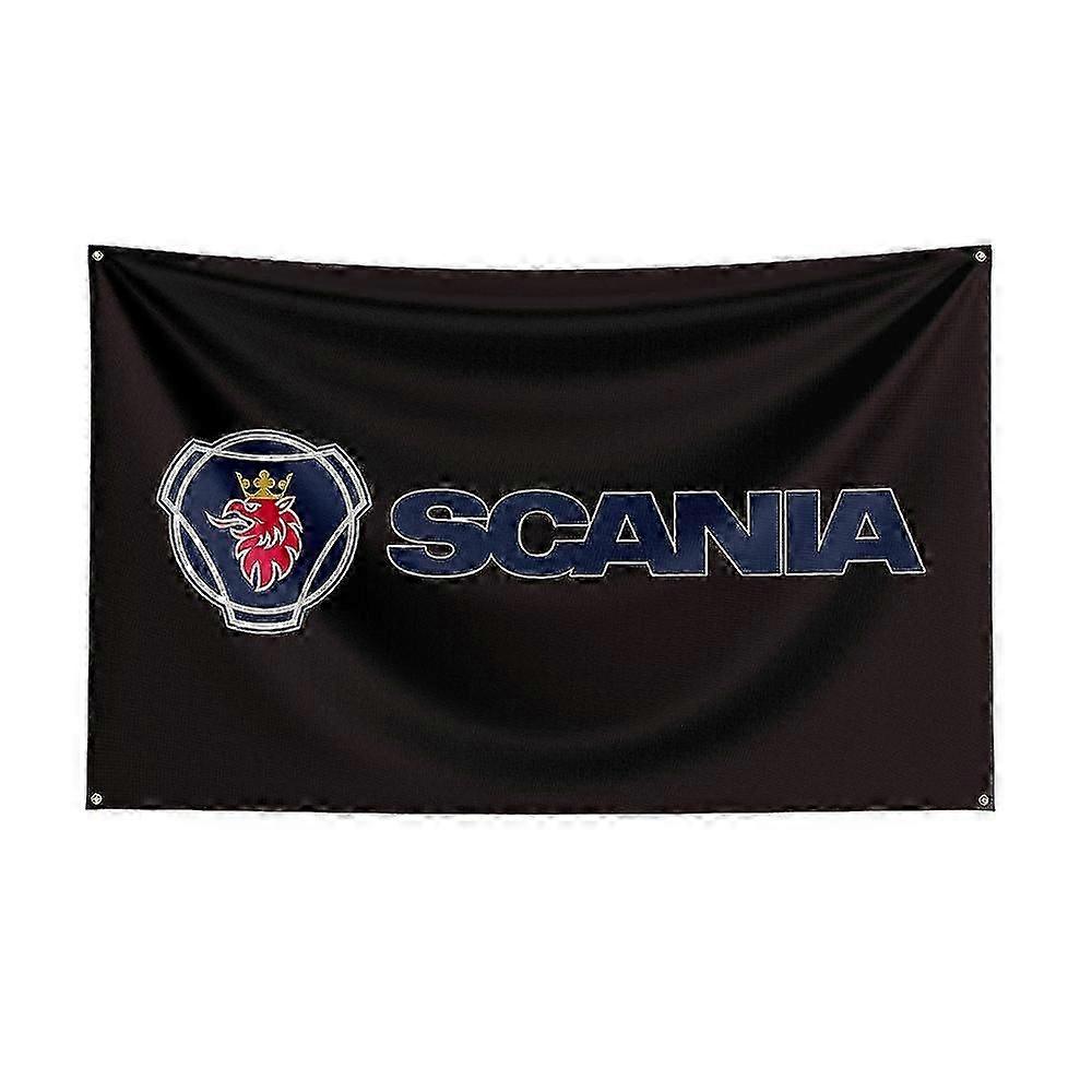 Tib 3x5ft Scanias Racing Car Flag For Decor
