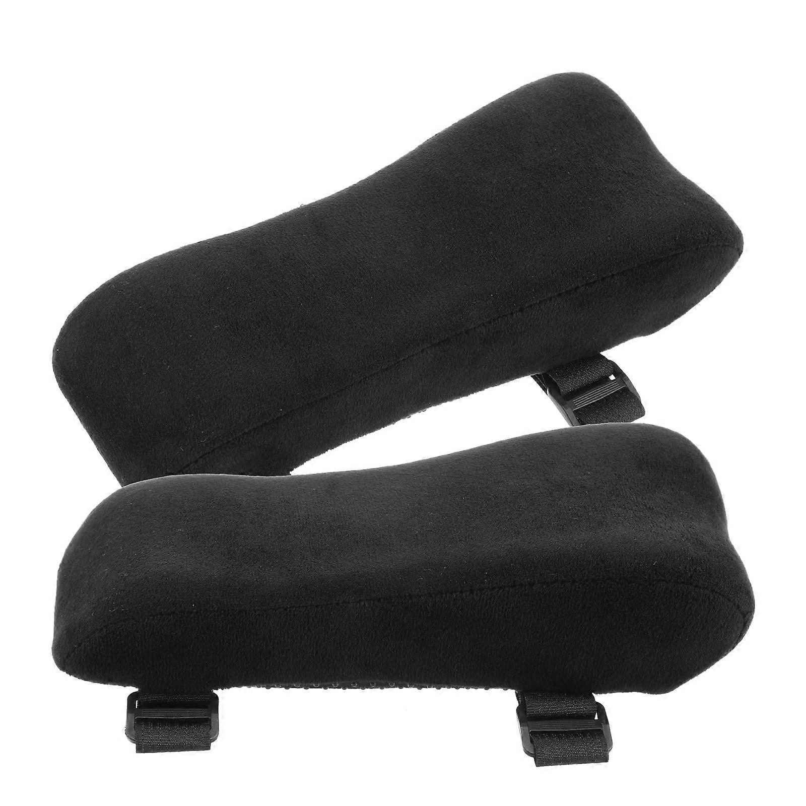 2 pcs Ergonomic Office Chair Arm Pads, Memory Foam Armrest Covers for Elbow Relief