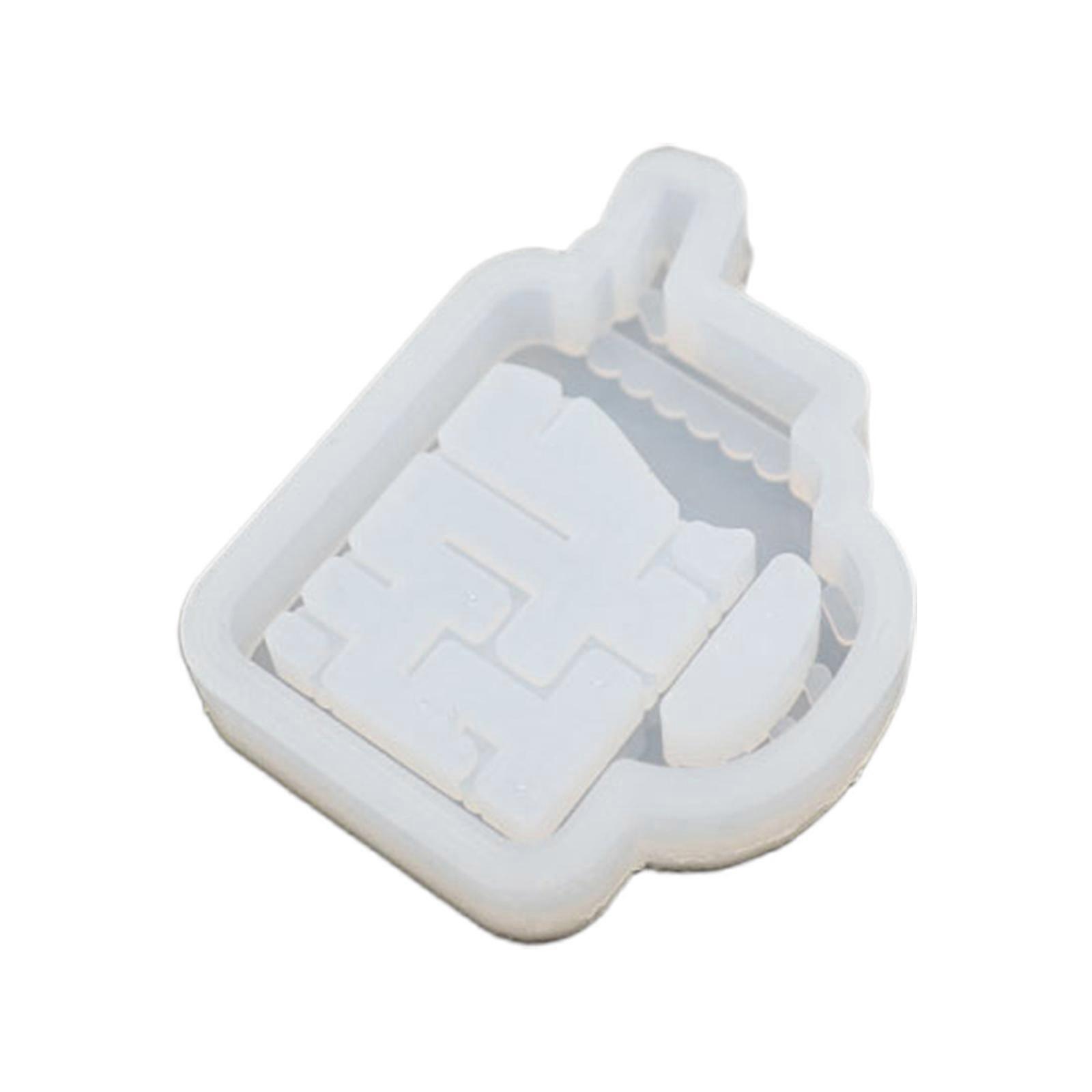 Sturdy Silicone Craft Mould with Unique Drink Cup Patterns Portable Accessory for Homemade Chocolates and Cakes