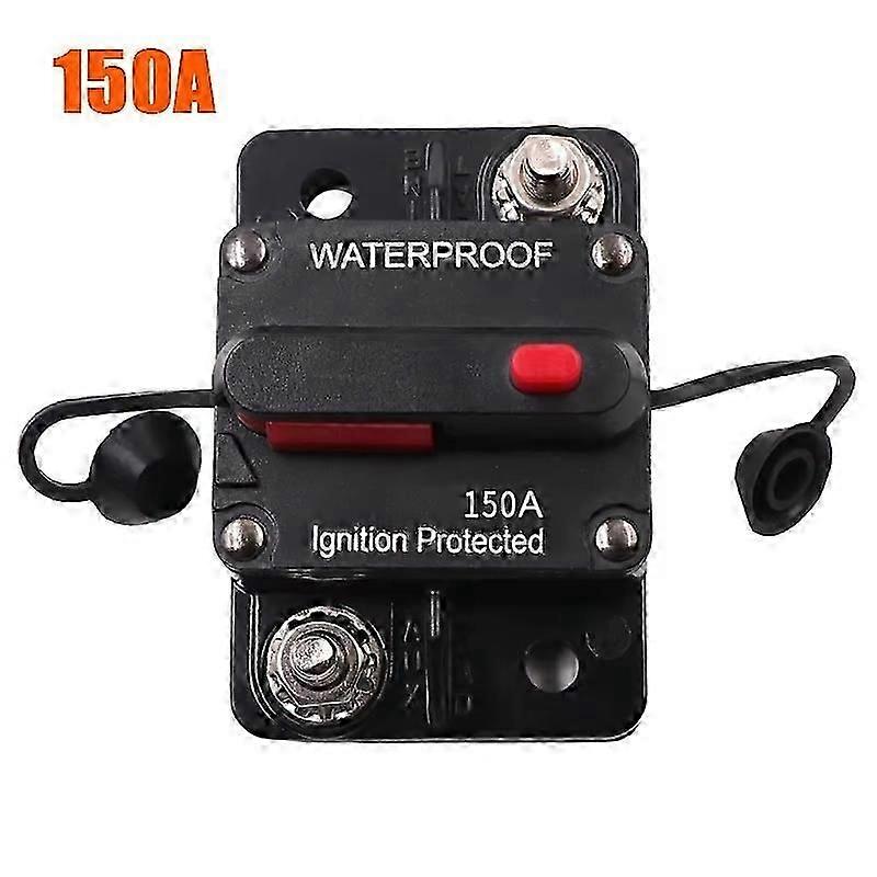 30A - 300A 12 - 48V DC IP67 Waterproof Circuit Breaker with Manual Reset Button for Car Yacht RV - 8