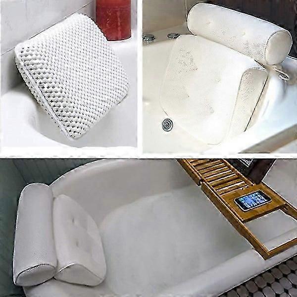 Waterproof 3D Breathable Mesh Spa Bath Pillow