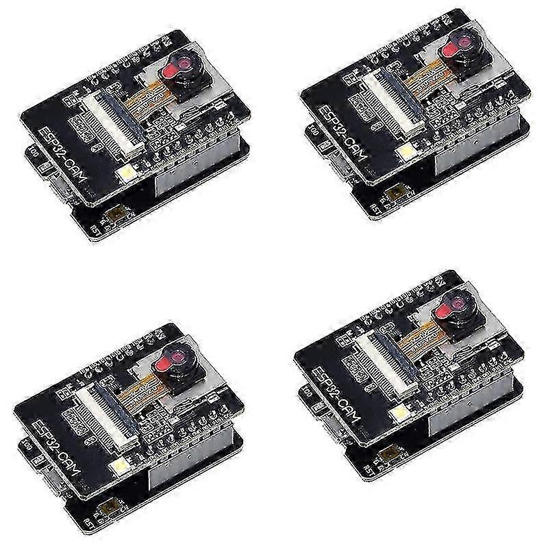 Per 4-Pack ESP32-CAM WiFi Bluetooth Board ESP32-CAM-MB -USB alla porta seriale CH340G con OV2640 2MP Camer