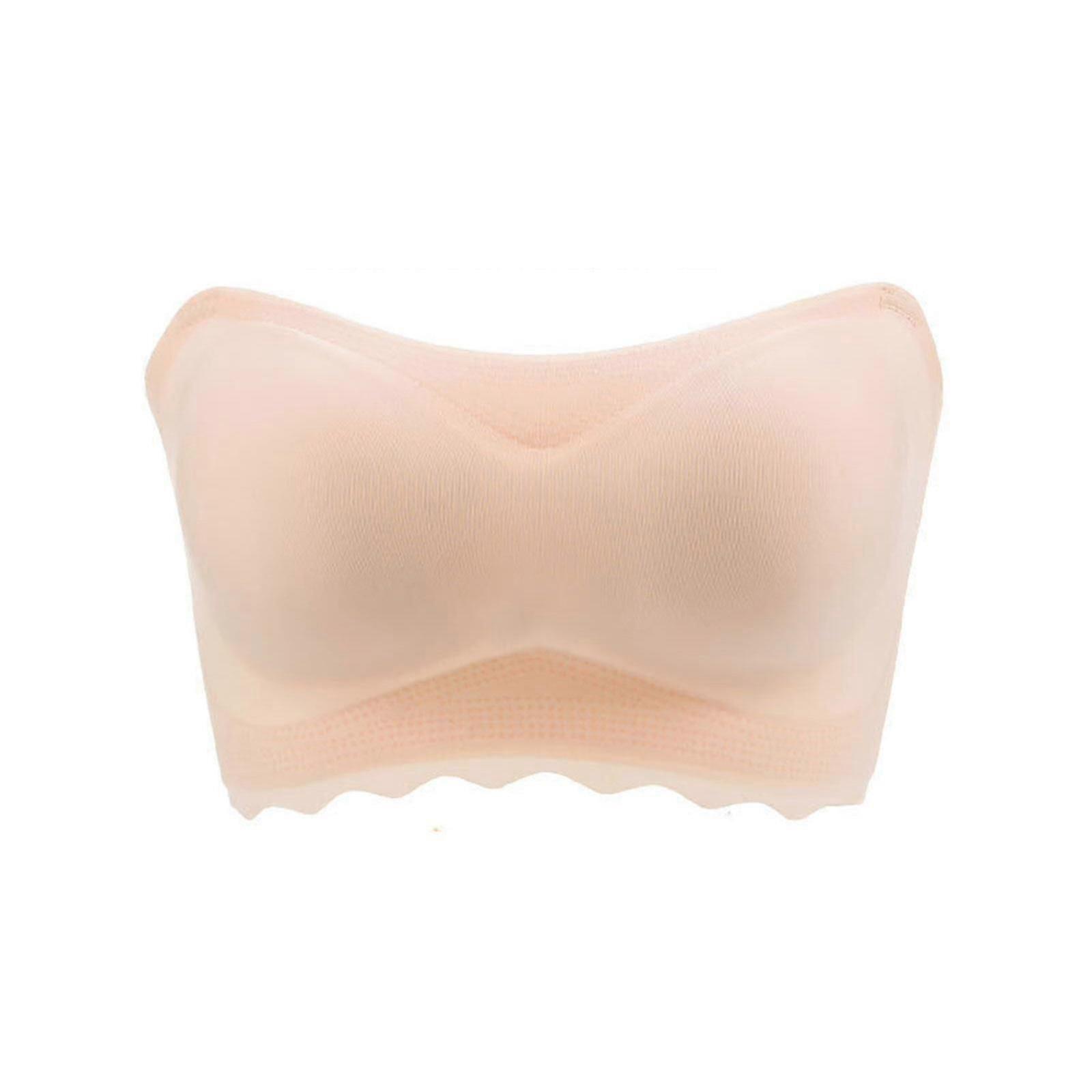 New Arrive Women's Strapless Seamless Bra Band Convertible Bra Wireless Bra Detachable Straps