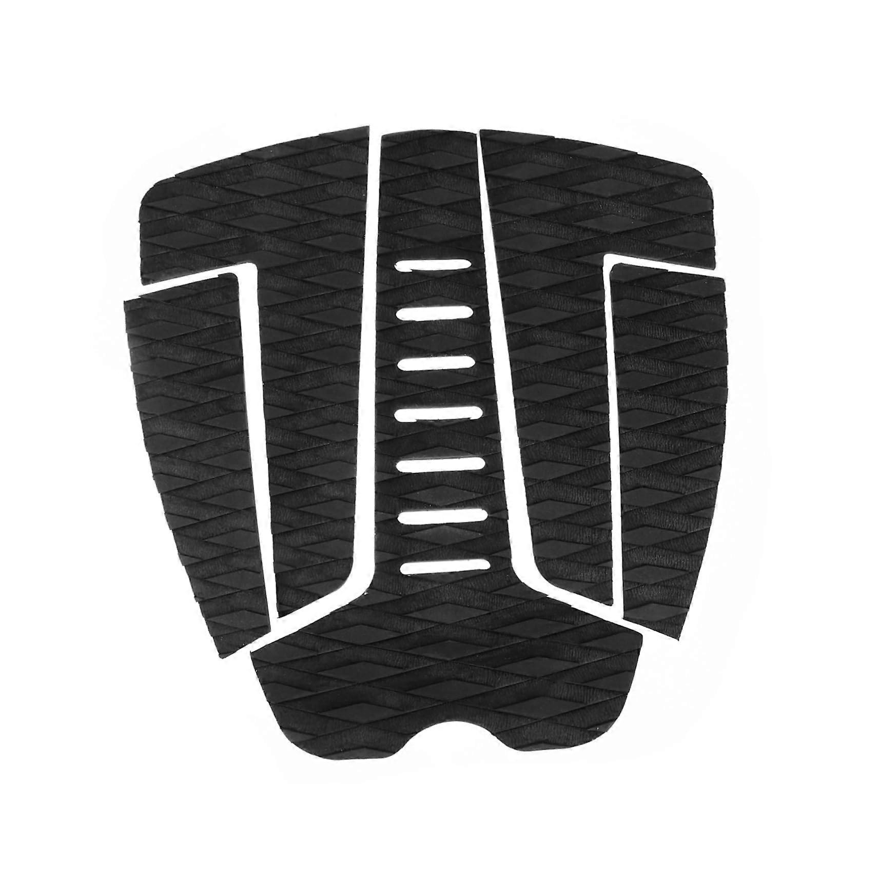 1 Set of 5 EVA Surfboard Traction Pads Surfing Pads AntiSlip Pads (Black)