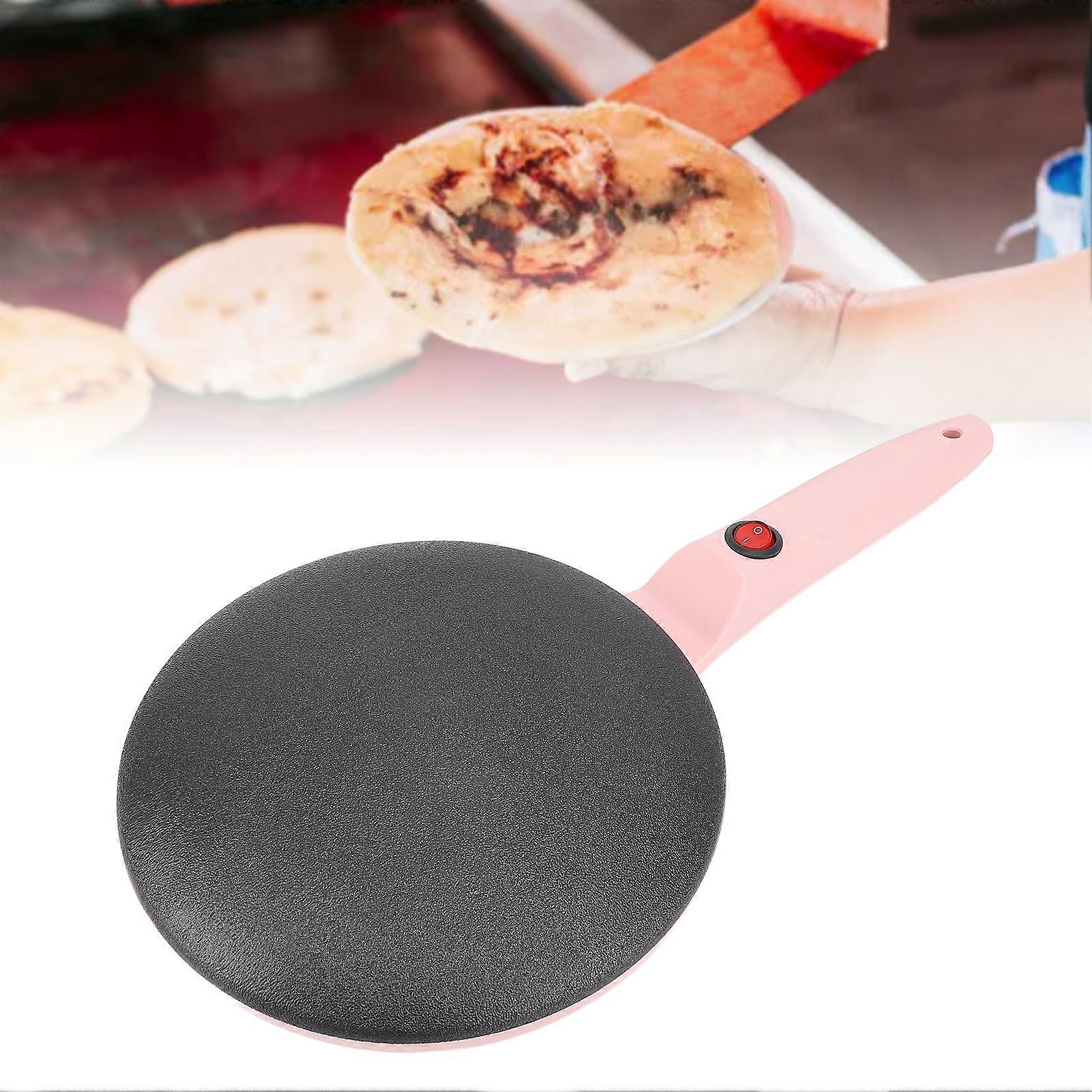 Electric Crepe Maker 8 Inch Non Stick Coating Crepe Maker Machine Automatic Temperature Control Pancake Maker with Handle for Home Kitchen US Plug 11