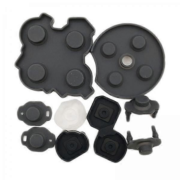 2-4pack 9Pcs Rubber Conductive Button Pads Accessories for Switch Pro Controller