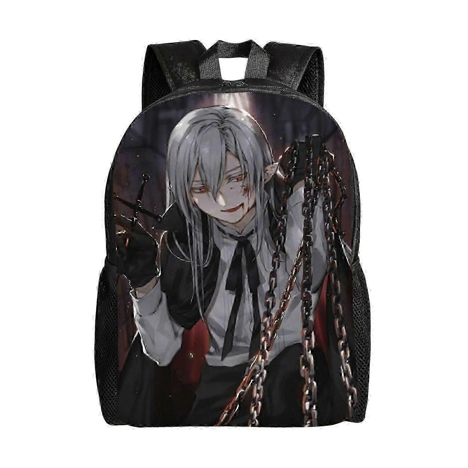 アニメファンのための3Dプリントされた漫画のトラベルバックパック、さまざまなブランドと互換性のあるカジュアルデイパック、モデルN2237